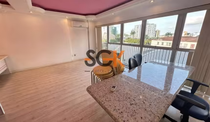 Sala Comercial Mobiliada no Centro de Joinville - 53 m² no Edifício Cidade de Joinville