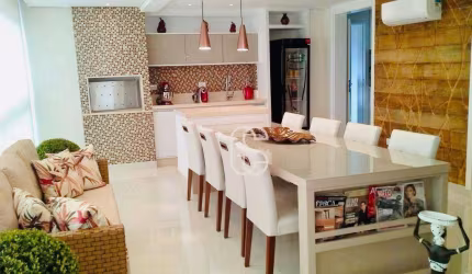 Apartamento com 2 dormitórios, 165 m² - venda por R$ 2.765.000 ou aluguel por R$ 12.190/mês Mobiliado - Centro - Guarulhos/SP