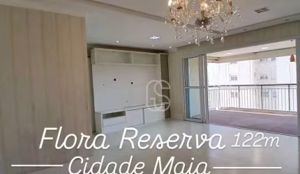 Apartamento com 3 suítes 2 vagas para alugar, 122 m² por R$ 9.180/mês - Jardim Flor da Montanha - Guarulhos/SP