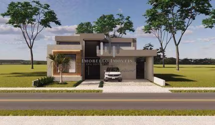 Casa à venda em Paulínia, Parque Brasil 500, com 3 suítes, com 196.82 m²