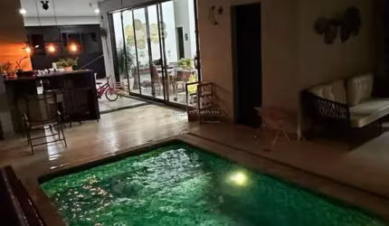 Casa à venda em Paulínia, Condominio Terras do Cancioneiro Betel, com 3 suítes, com 215 m²