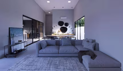 Casa à venda em Paulínia, Parque Brasil 500, com 4 suítes, com 265.22 m², VILLA LOBOS - PAULÍNIA