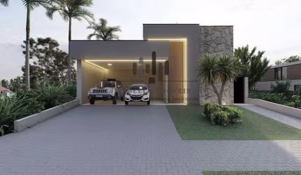 Casa à venda em Paulínia, Parque Brasil 500, com 4 suítes, com 229.36 m²