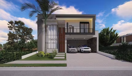 Casa à venda em Paulínia, Parque Brasil 500, com 4 suítes, com 317.72 m²