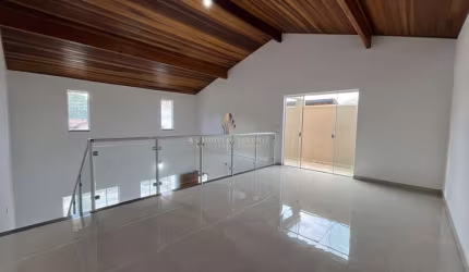 Casa terrea com mezanino em condomínio com 3 quartos, 154m², à venda em Taubaté, Parque Esperança