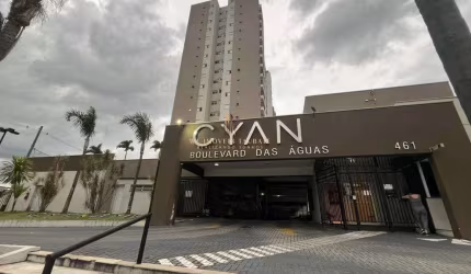 Apartamento à venda, no Condomínio CYAN Boulevard das Águas,  em Taubaté, Vila das Jabuticabeiras, com 2 quartos, 63m²
