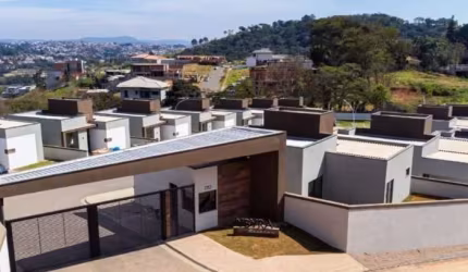 Linda casa nova térrea  em Condomínio fechado à venda em Atibaia SP.