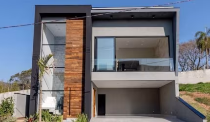 Casa de luxo com 4 suítes no Condomínio Reserva São Nicolau em Atibaia-SP: 264m², 3 salas e 4 vagas.