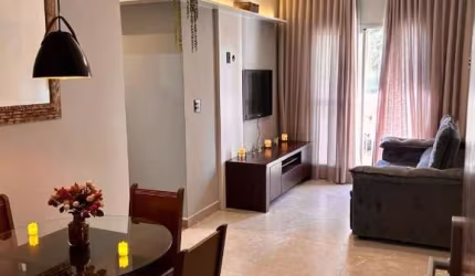 Apartamento mobiliado para alugar no Condomínio Palácio San Marco, em Sorocaba-SP.