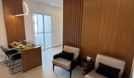 Apartamento mobiliado para locação no Residencial Monterrey, em Sorocaba-SP.