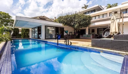 Casa com 5 dormitórios, 530 m² - venda por R$ 6.950.000,00 ou aluguel por R$ 53.600,00/mês - Alphaville 08 - Santana de Parnaíba/SP
