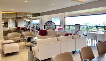 Luxuoso apartamento altíssimo padrão para venda no charmoso Morro do Ypê, Ed. Cidade de Paris, completamente mobiliado, 507 m2 privativos