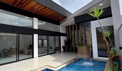 Maravilhosa casa alto padrão para venda em Rifaina no luxuoso Condomínio Morada da Fronteira, 3 suítes em 400 m2 de área total. Porteira fechada