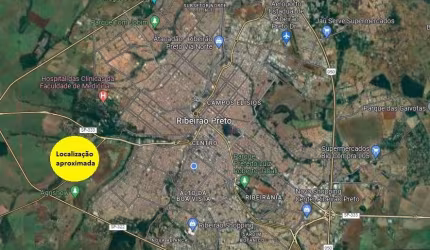 Area para incorporação a venda no Jardim Itau em Ribeirão Preto-Sp, proximo a USP, área total 43.353 m2, mais de 300 m de fachada para avenida