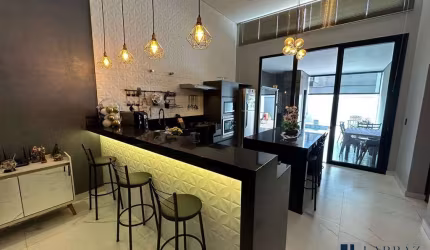 Linda casa para venda em Bonfim Paulista, Cond. Valencia, Ilha Gracia, 3 dormitorios sendo 1 suite e 2 demi-suites, varanda gourmet, piscina em 250 m2