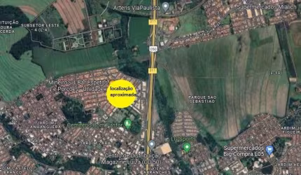 Terreno para venda no Palmares, ótima localização proximo da Rodovia Anhanguera, área do lote 168 m2, medindo 6 x 28 m