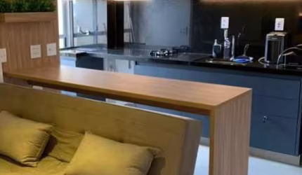 Lindo apartamento mobiliado para venda ou locação no Fiusa One, apartamento Studio, varanda gourmet, 49 m2 privativos e lazer completo