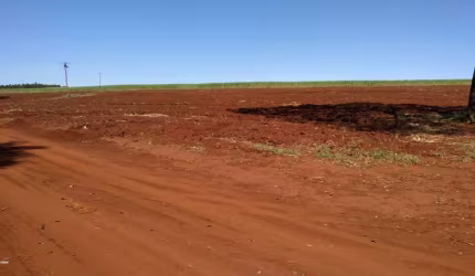 Sitio para venda na região de Igarapava-SP com 9 alqueires sendo 8,50 alqueires em cana arrendada. Beira do asfalto, região de 3 Usinas