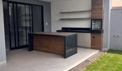 Sobrado novo alto padrão para venda no Recreio das Acacias, Cond. Villa Romana 2 com 3 suites, varanda gourmet, spa, hidro em 247 m2 de área construíd