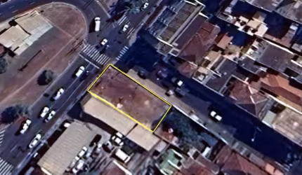 Excelente terreno comercial para venda no centro de Ribeirão Preto na avenida Caramuru, área total 350 m², medindo 13 frente Caramuru x 29 m
