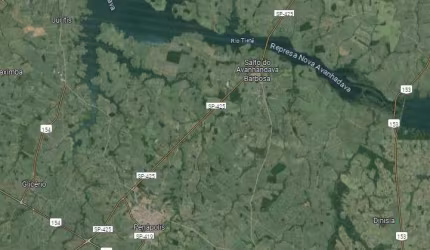 Lindo sitio alto padrão para venda na região de Penapolis-SP com 18 alqueires sendo 13 alqueires em cana arrendada, beira Rio Tiete