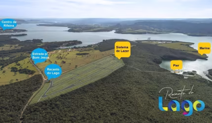Lote para venda em Condominio fechado em Rifaina-SP, Condominio Recanto do Lago, lote com 360 m2, lazer completo no condominio. Pronto para construir
