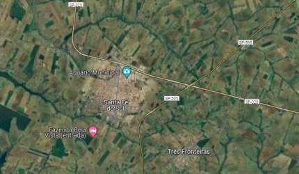 Sitio para venda na região de Santa Fe do Sul-SP com 12 alqueires na pecuária, toda montada, rico em agua, divisa com Rio