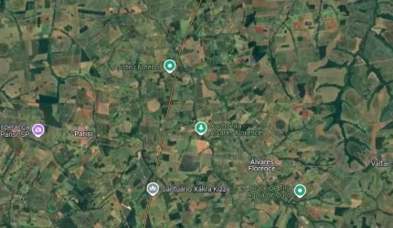 Sitio para venda na região de Votuporanga-SP com 28 alqueires sendo 23 alqueires em cana arrendada, bom de agua, beira da pista