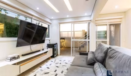 Maravilhosa cobertura mobiliada e reformada para venda na Av. Caramuru, Cond. Ibiza, 2 suites em 140 m2 privativos, lazer completo