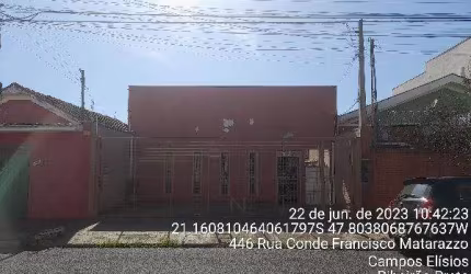 Oportunidade. Casa para venda em Ribeirão Preto-SP nos Campos Eliseos, 3 dormitorios, 2 vagas, 155 m2 construidos em um terreno de 180 m2