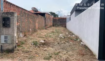 Oportunidade. Terreno para venda em Presidente Prudente-SP, na Vila Operaria, area do terreno 137 m2