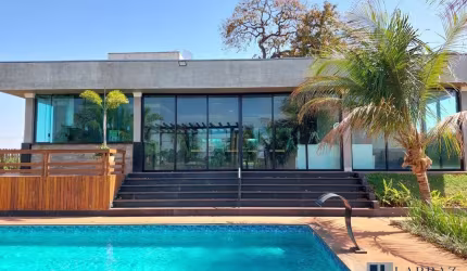 Maravilhoso rancho altíssimo padrão para venda em Fronteira-MG, Cond. Damha Santa Monica, 4 suítes, 340 m2 construidos em um terreno de1.800 m2, lazer