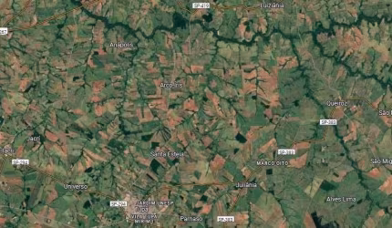 Sitio para venda na região de Tupa-SP com 36 alqueires sendo 15 alqueires em cana própria mais pastagem e benfeitorias, bom de agua