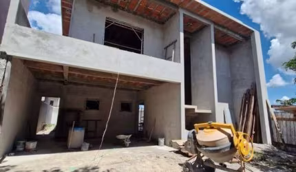 Oportunidade. Sobrado em construção para venda na Zona Sul, Cond Vivendas da Mata, Ilha Paineiras, 3 suites, gourmet e piscina em 250 m2 construidos,