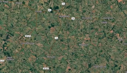 Fazenda para venda na região de Nhandeara-SP com 83 alqueires sendo 66 alqueires em cana arrendada, próxima do asfalto