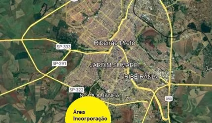 Excelente area para incorporação na Zona Sul de Ribeirão Preto, localização nobre, vizinha de condominios de alto padrão de casas, area com 32.000 m2