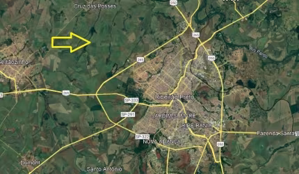 Excelente area para incorporação com 15 alqueires na Zona Norte em Ribeirão Preto-SP, próxima a loteamentos já consolidados