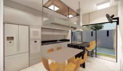 Casa nova para venda na Vila do Golfe, Cond. Buona Vita Ribeirão, 3 suites, varanda gourmet e piscina em 256 m2 de area total