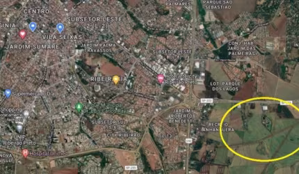 Excelente area industrial para venda nas margens da Rod. Abraao Assed, em frente ao Pq dos Lagos, com 11.710 m2, fabrica e predio, 2.454 m2 construido