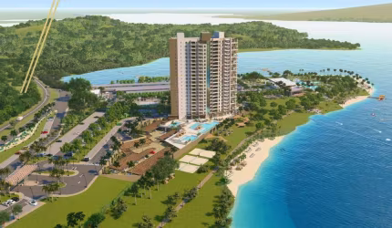 Super lançamento em Rifaina, Complexo Kanoah Home Resort, 3 dormitorios 2 suites, 120 m2, lazer completo, clube e natureza exuberante na represa