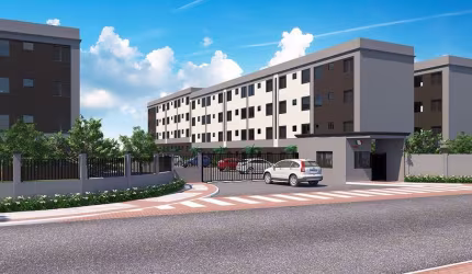 Apartamento novo para venda na Lagoinha, Condominio Lar Mexico, 2 dornitorios, 43 m2, portaria 24h e lazer completo