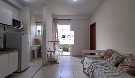 Apartamento para venda, terreo com quintal, tipo FLAT, mobiliado, no Residencial Maracas, Zona Sul  no Jardim California, próximo a Av. Ind