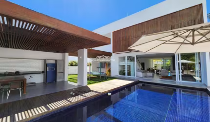 Casa em Condomínio para Venda em Camaçari, Interlagos (Abrantes), 5 dormitórios, 5 suítes, 7 banheiros, 4 vagas