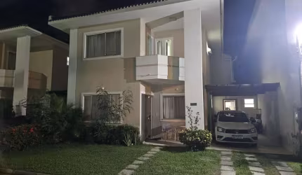 Casa em Condomínio para Venda em Lauro de Freitas, Buraquinho, 4 dormitórios, 3 suítes, 5 banheiros, 2 vagas