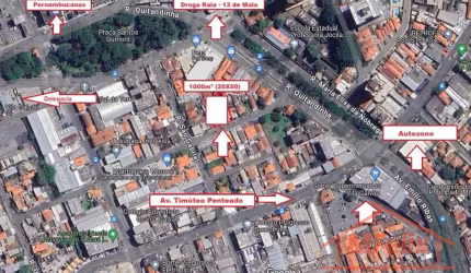 Terreno para 64 apartamentos na Vila Galvão (20X50=1000m²)