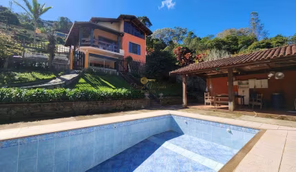Casa para Venda em Teresópolis, Parque do Imbui, 3 dormitórios, 3 suítes, 3 banheiros, 5 vagas