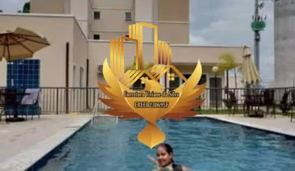 Apartamento com vista para piscina, condomínio Parque Terni !!