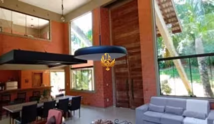 Casa de luxo em condomínio: 4 quartos, 2 suítes, 1 sala, 4 banheiros, 4 vagas em Chácaras Cataguá, Taubaté-SP.