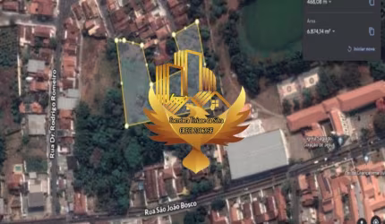 Terreno à venda em Pindamonhangaba-SP, bairro Crispim, com 6.866,00 m² de área total.