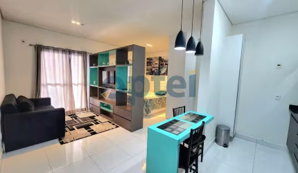 LOFT MOBILIADO E DECORADO 42M2 - 1 DORMITÓRIO - MARCO ZERO HOME- JARDIM DO MAR - SÃO BERNARDO DO CAMPO/SP